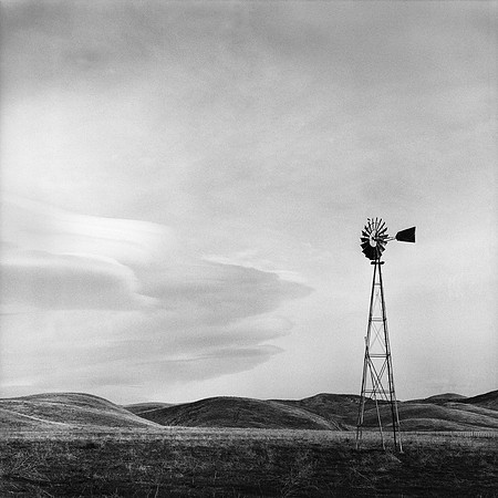 Windmill & Clouds
